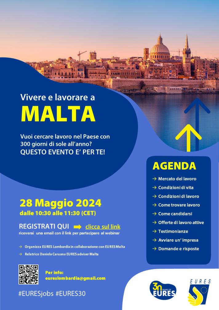 Vivere e lavorare a Malta