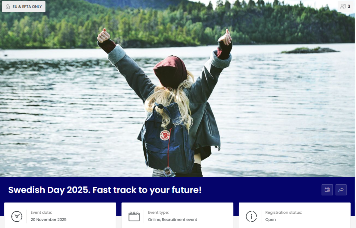 Swedish Day 2025. Fast track to your future!
