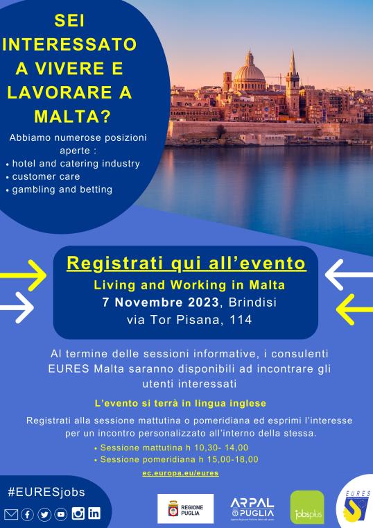 Living and working in Malta: hospitality, clients service and betting sectors