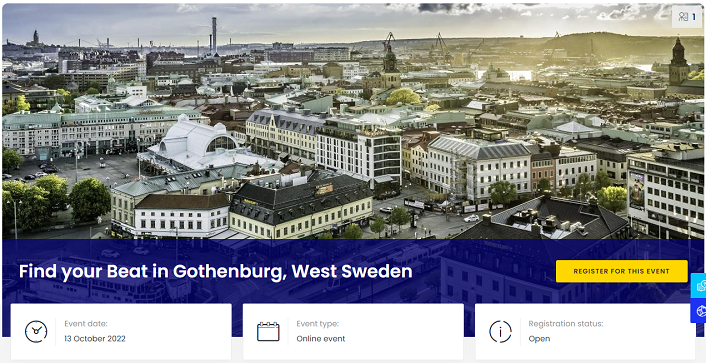 Find your Beat in Gothenburg, West Sweden