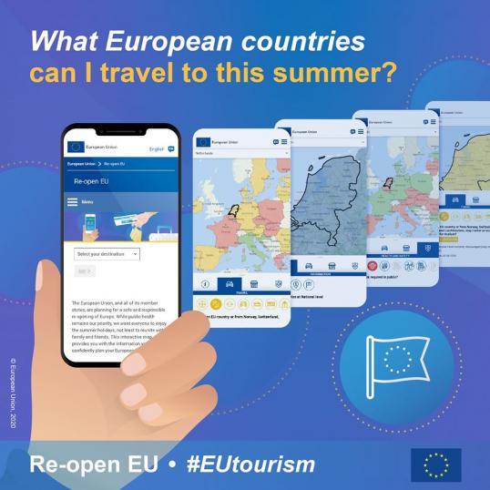 Want to travel safely to another EU country? New interactive tool tells you what you need to know 