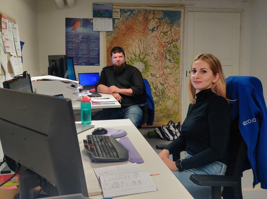 Janne Vainikkala and Alexndra Mikulaslova